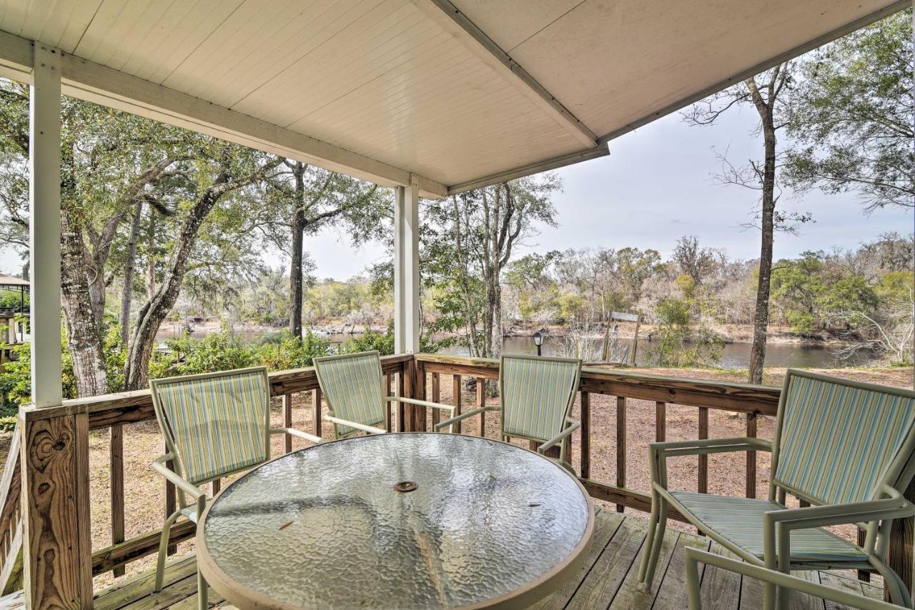 Fishing Paradise With Deck On Suwannee River Branford Экстерьер фото