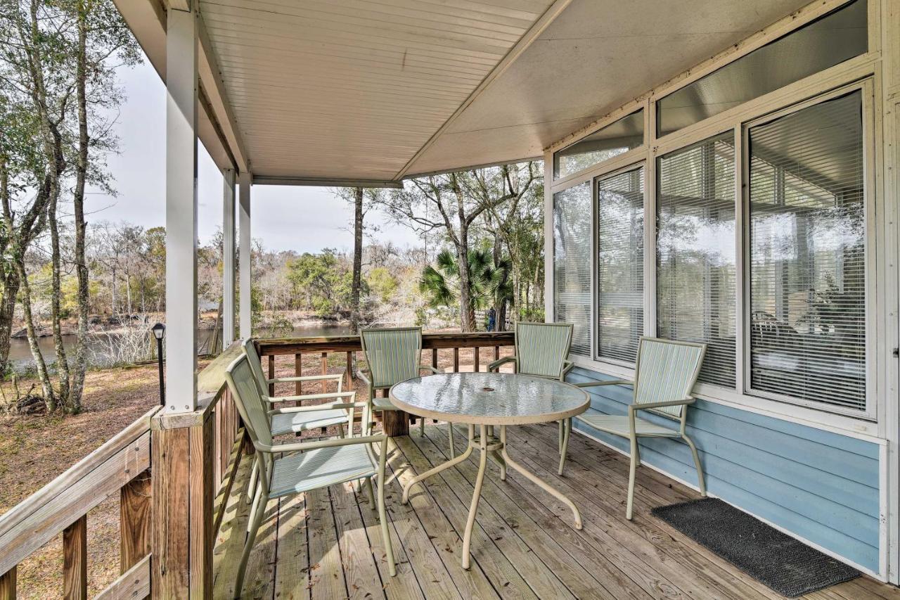 Fishing Paradise With Deck On Suwannee River Branford Экстерьер фото